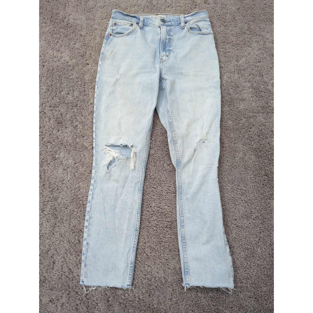 Abercrombie & Fitch Jeans Womens 27/4R The Skinny‎ High Rise Stretch Distressed